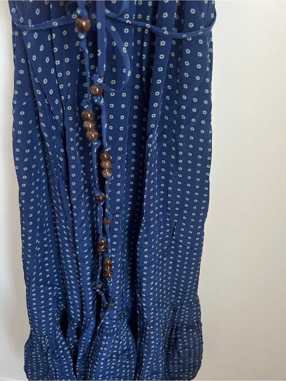 J Crew Caspia Dot Print Crepe De Chino Belted Midi Dress Women's Size XXS